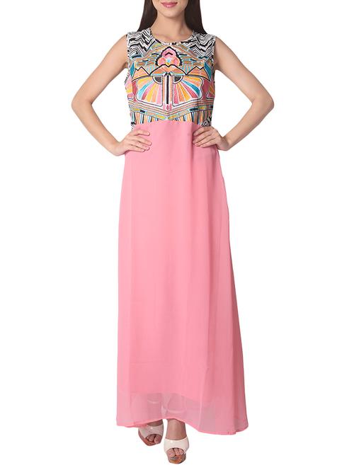a-line embroidered kurta - 15406029 - Very Small Image - 1