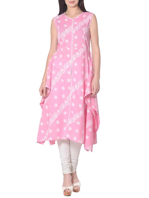 asymmetric printed kurta - 15406036 - Very Small Image - 1