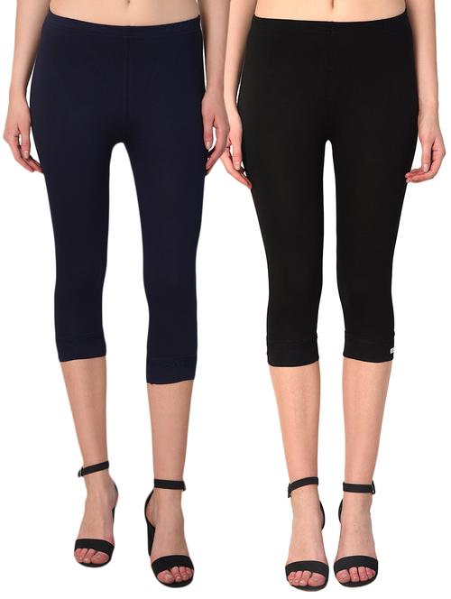 set of 2 embellished capri legging - 15406253 - Very Small Image - 1