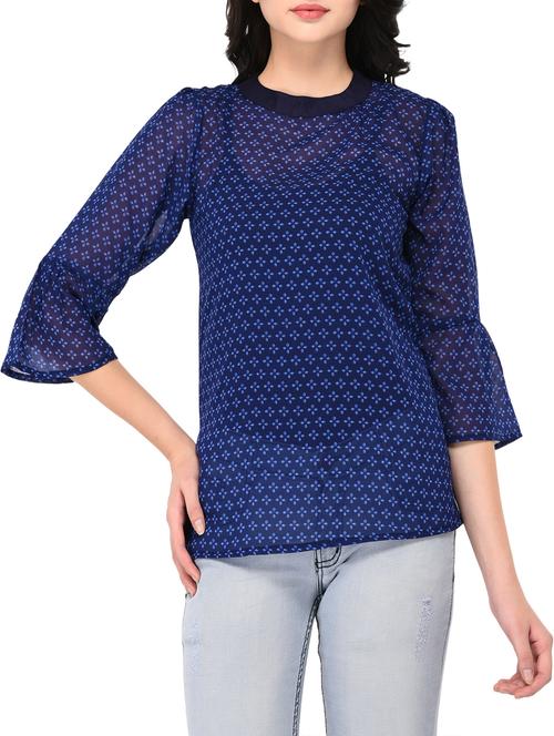 keyhole back printed top - 15412860 - Very Small Image - 1