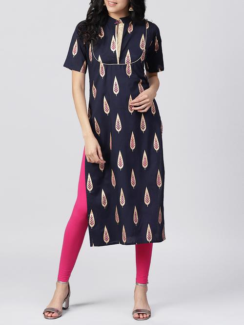 straight printed kurta - 15412968 - Very Small Image - 1