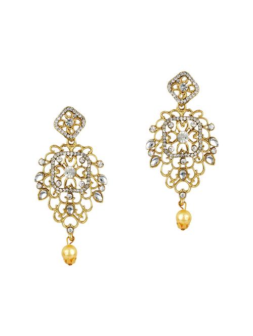 gold tone drop earrings - 15413267 - Very Small Image - 1