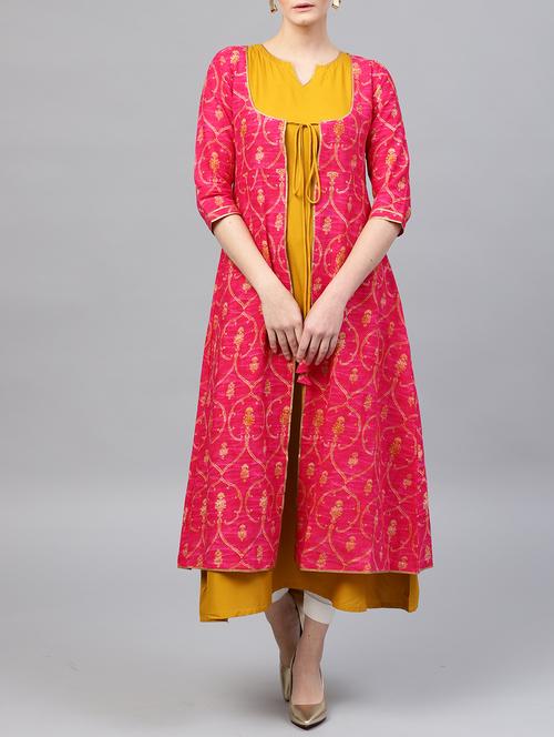 layered printed kurta - 15413474 - Very Small Image - 1