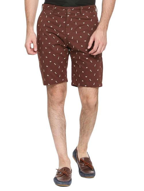 brown cotton bermuda - 15414376 - Very Small Image - 1