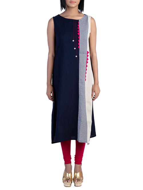 a-line printed kurta - 15414517 - Very Small Image - 1