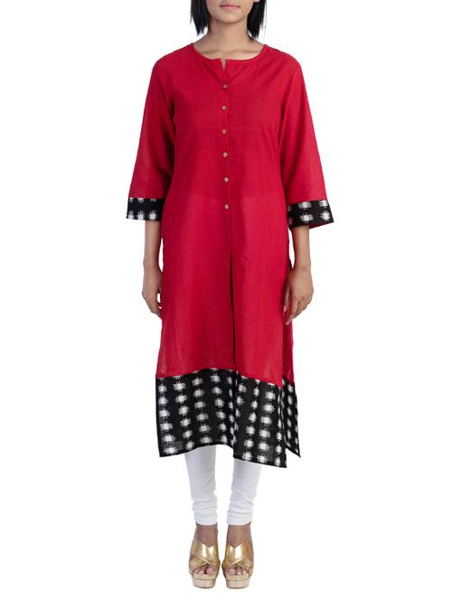 straight printed kurta - 15414523 - Very Small Image - 1