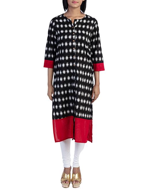 straight printed kurta - 15414528 - Very Small Image - 1