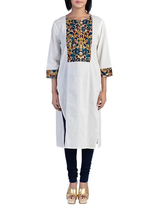 straight printed kurta - 15414539 - Very Small Image - 1