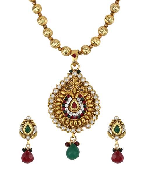 pendant & earrings set - 15415342 - Very Small Image - 1