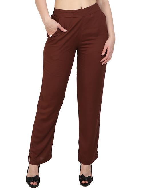 mid-rise straight palazzo - 15415540 - Very Small Image - 1