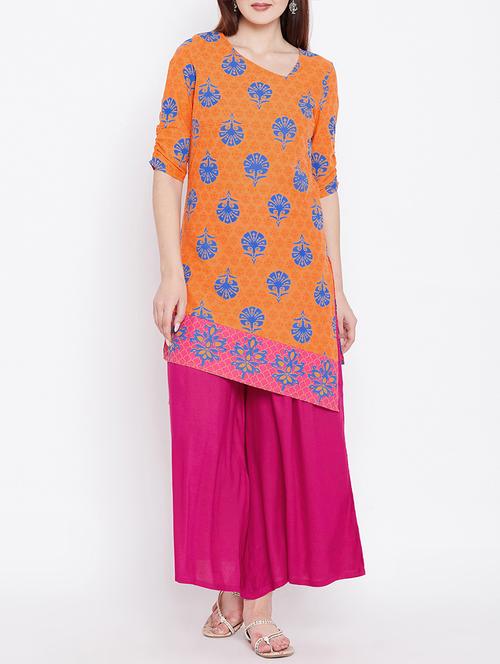 women's asymmetric kurta - 15416422 - Very Small Image - 1