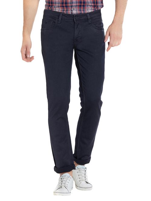 black cotton plain jeans - 15417031 - Very Small Image - 1