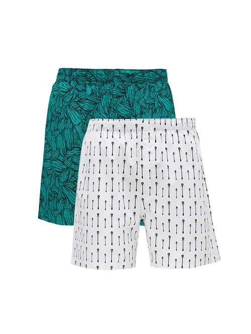 multi colored cotton boxer - 15418073 - Very Small Image - 1