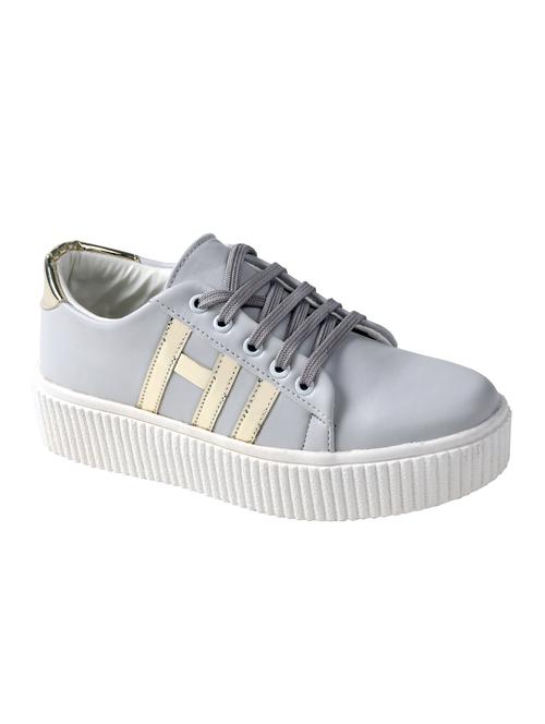 grey lace-up sneakers - 15418762 - Very Small Image - 1