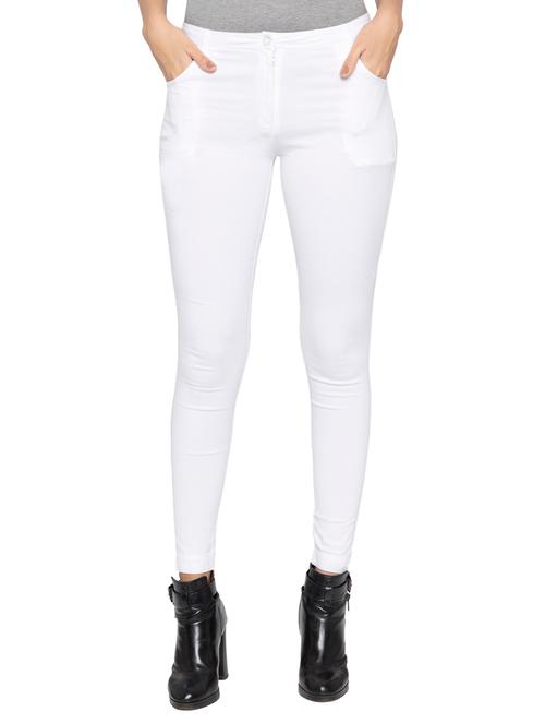 mid waist flat front trouser - 15419115 - Very Small Image - 1
