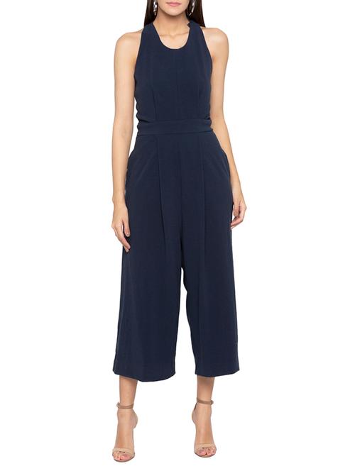 halter neck 3/4th jumpsuit - 15419152 - Very Small Image - 1
