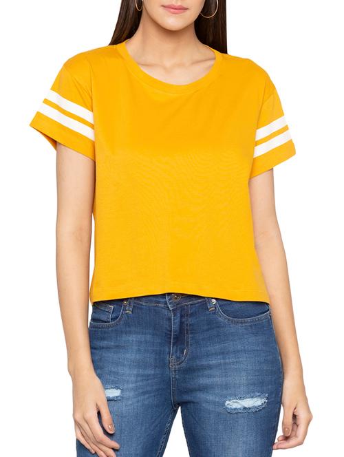 varsity striped boxy tee - 15419162 - Very Small Image - 1