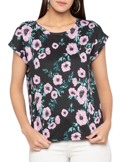dolman sleeved floral tee - 15419171 - Very Small Image - 1