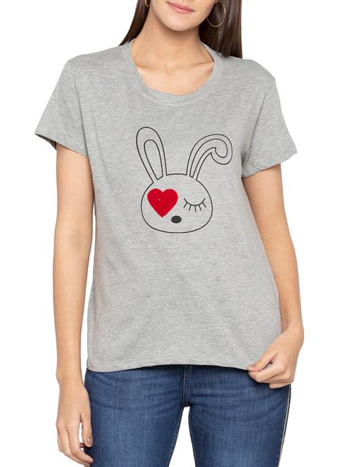 toweling applique graphic tee - 15419176 - Very Small Image - 1