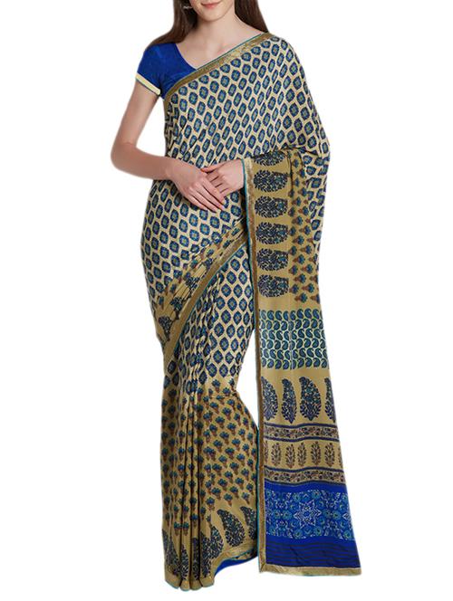 ditsy floral printed saree - 15419476 - Very Small Image - 1