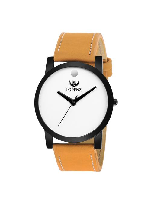 lorenz slim edition white dial men's analog watch- mk-1097a - 15420325 - Very Small Image - 1