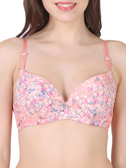 floral detachable t-shirt bra - 15420624 - Very Small Image - 1