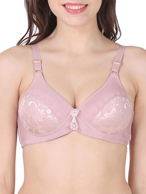 embellished jacquard bra - 15420627 - Very Small Image - 1