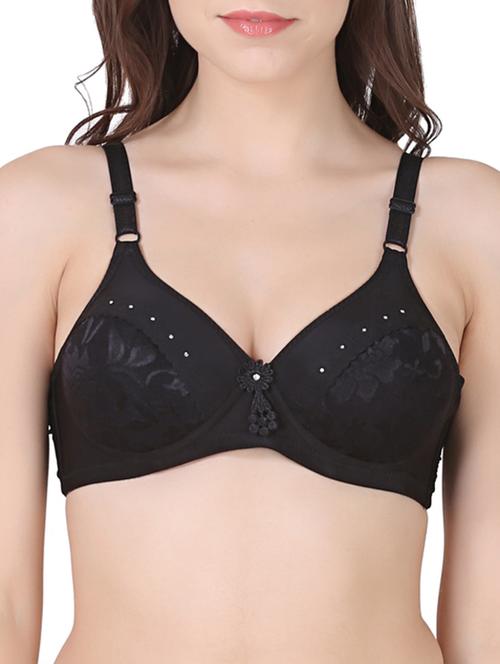 embellished jacquard bra - 15420628 - Very Small Image - 1