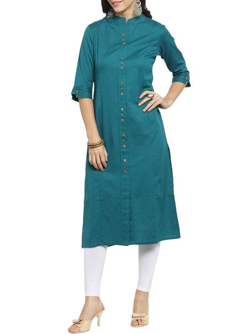 ocean straight kurta - 15421753 - Very Small Image - 1