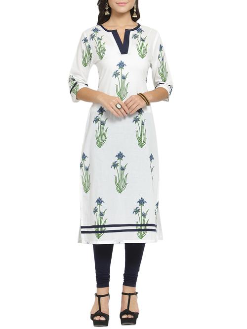 straight printed kurta - 15421761 - Very Small Image - 1