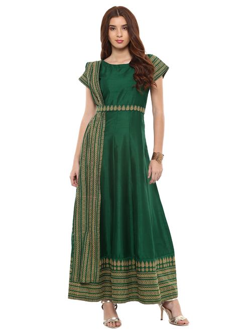 anarkali kurta with dupatta - 15425870 - Very Small Image - 1