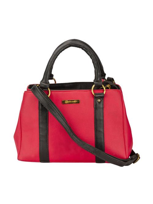 pink leatherette (pu) handbag - 15426282 - Very Small Image - 1