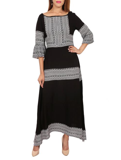 a-line printed kurta - 15427876 - Very Small Image - 1