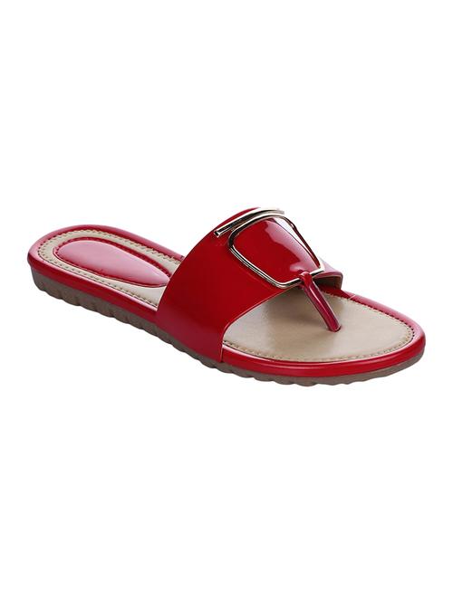 red toe separator slippers - 15428491 - Very Small Image - 1
