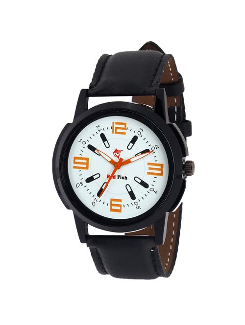 red fish leather strap analog watch ( rdf-1057 ) - 15428787 - Very Small Image - 1