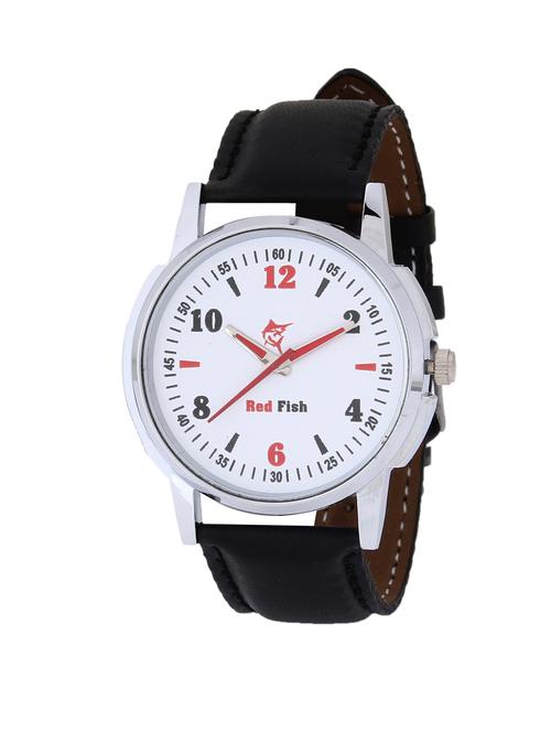 red fish leather strap analog watch ( rdf-1075 ) - 15428805 - Very Small Image - 1