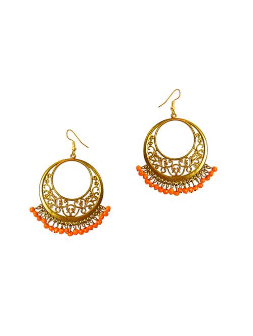 orange drop earrings - 15429069 - Very Small Image - 1
