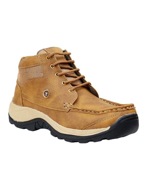 tan lace up hiking boots - 15431242 - Very Small Image - 1