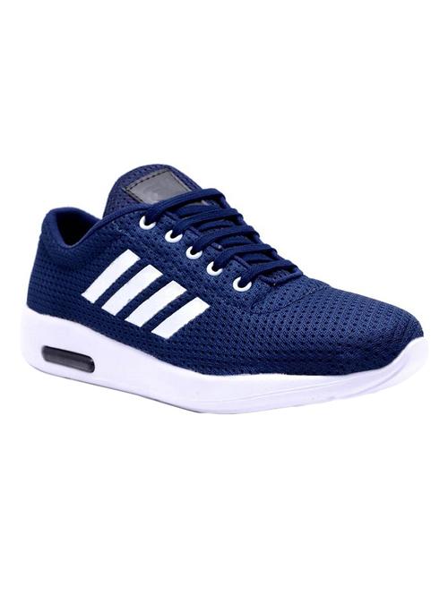 blue mesh lace up sport shoes - 15431246 - Very Small Image - 1