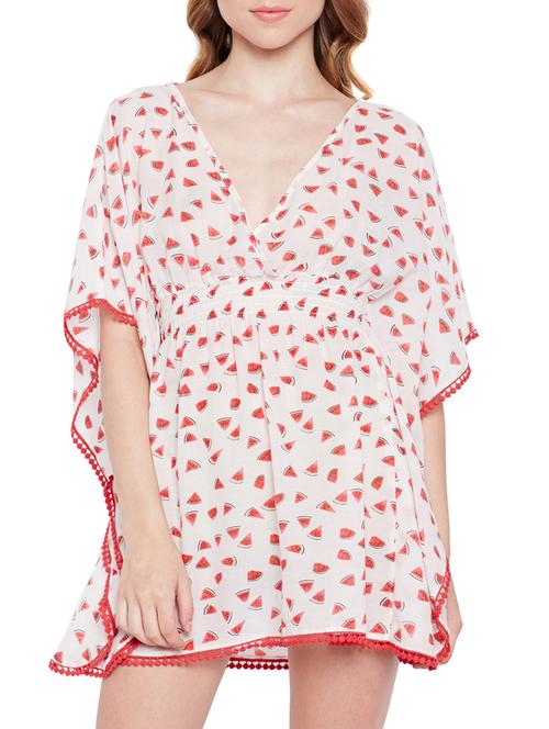 melon print elasticated waist coverup - 15431272 - Very Small Image - 1