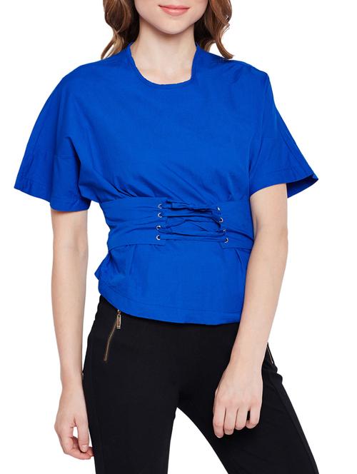 keyhole back corset top - 15431346 - Very Small Image - 1