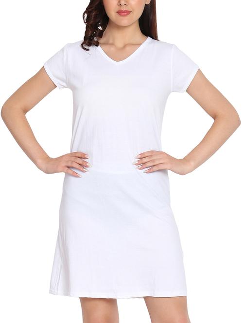 v-neck short sleeved sleepshirt - 15431655 - Very Small Image - 1
