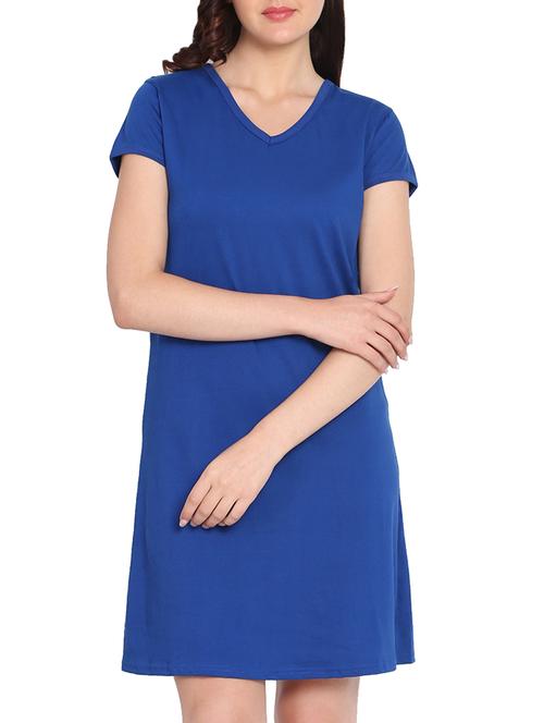 v-neck short sleeved sleepshirt - 15431662 - Very Small Image - 1