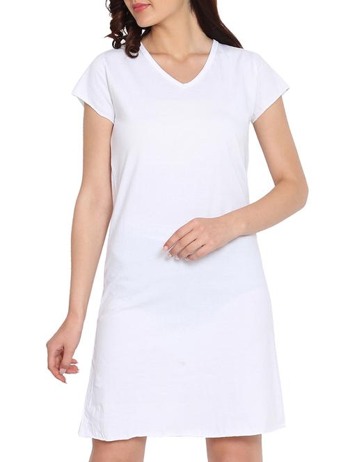 v-neck short sleeved sleepshirt - 15431665 - Very Small Image - 1