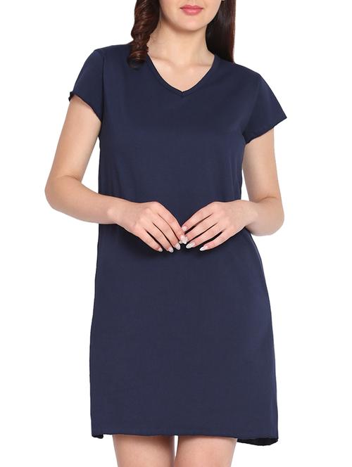 v-neck short sleeved sleepshirt - 15431668 - Very Small Image - 1