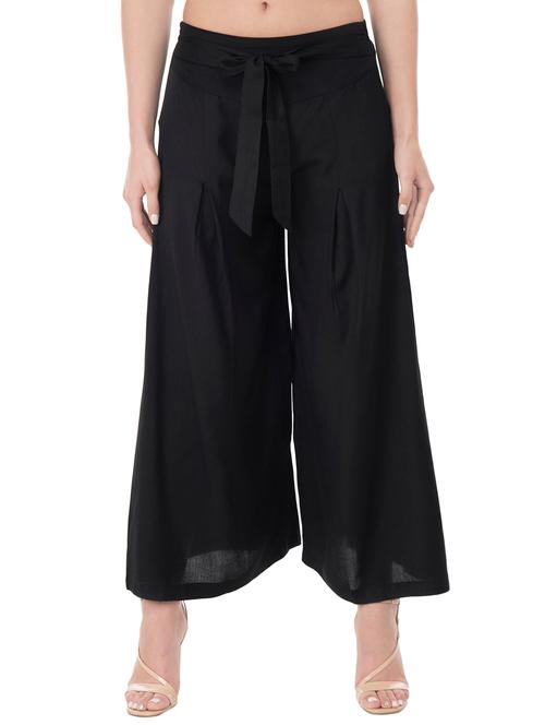 tie-knot belt pleated palazzo - 15432397 - Very Small Image - 1