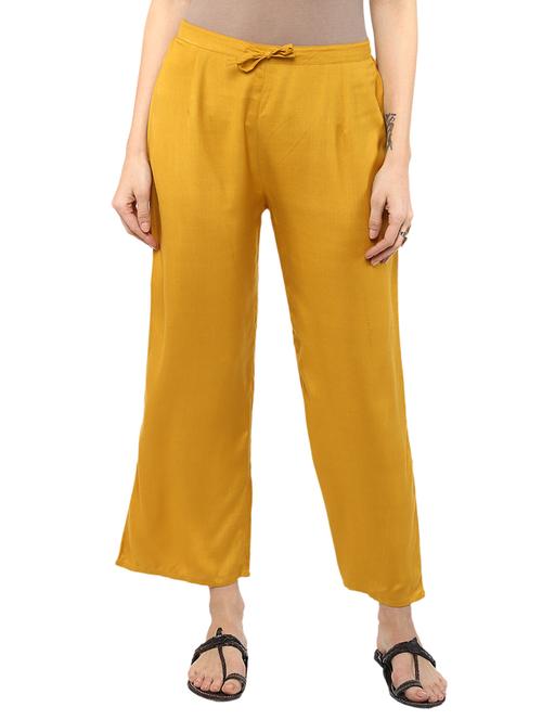 drawstring waist straight palazzo - 15435472 - Very Small Image - 1