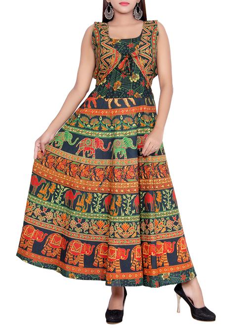 flared printed kurta - 15437753 - Very Small Image - 1
