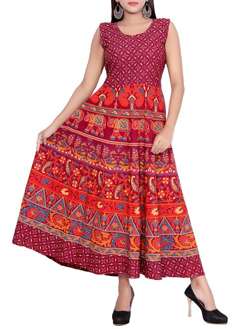 flared printed kurta - 15437754 - Very Small Image - 1