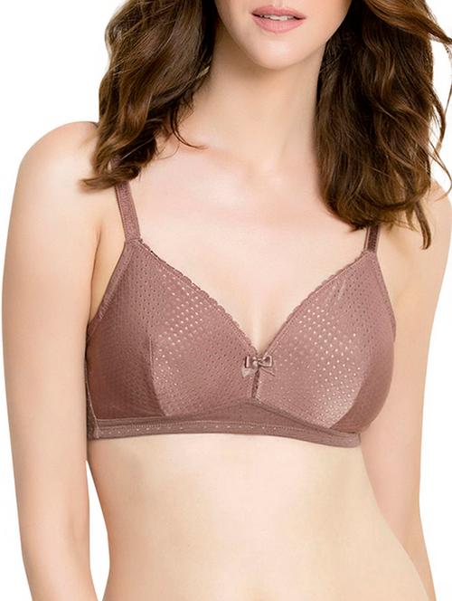 textured lace detail t-shirt bra - 15438161 - Very Small Image - 1